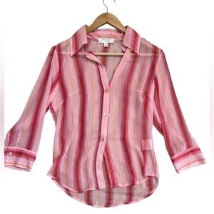 Roshas Paris S vintage sheer blouse in excellent vintage condition! Lux & rare!